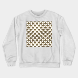 Mid Century Modern Hexagons Crewneck Sweatshirt